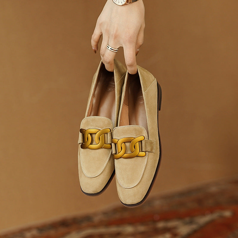 Mocassins en cuir pour femmes