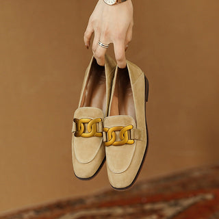 Mocassins en cuir pour femmes