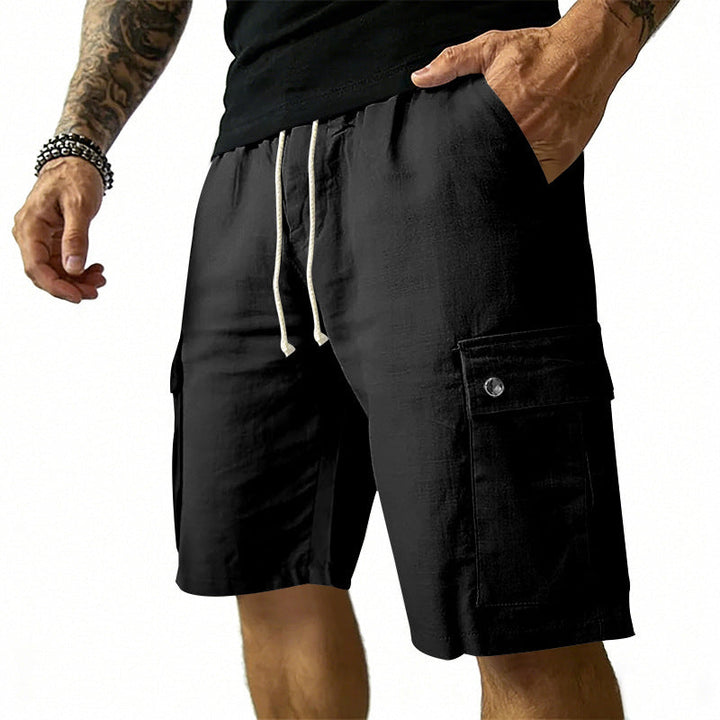 Short cargo léger pour homme