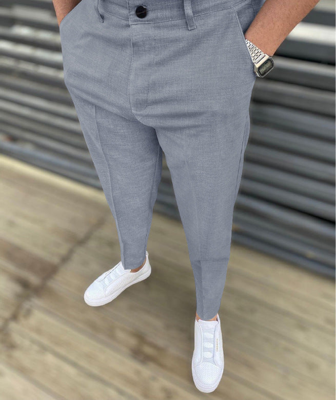 Pantalon décontracté coupe slim