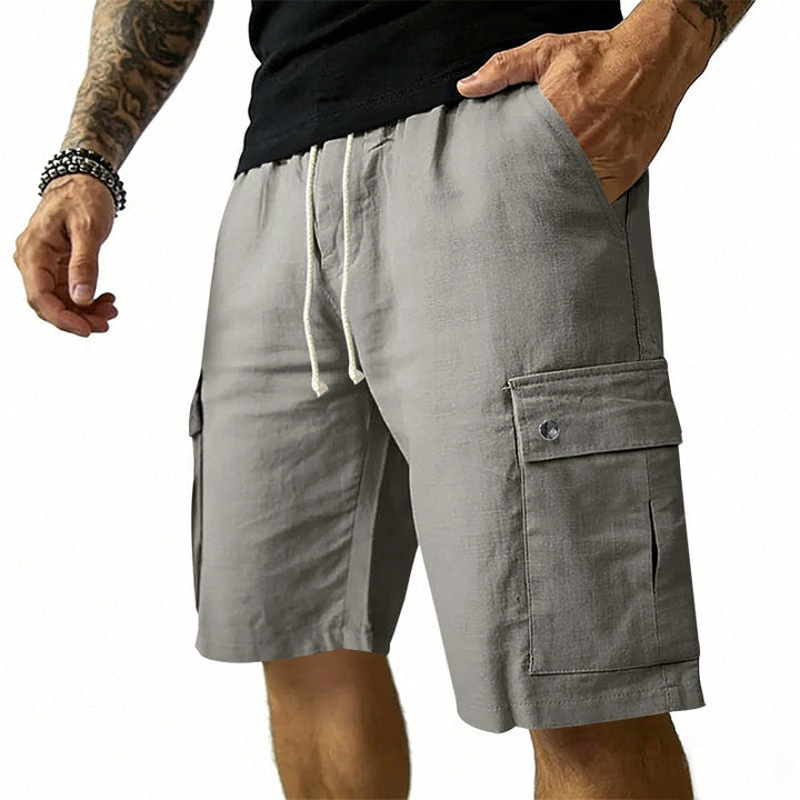 Short cargo léger pour homme