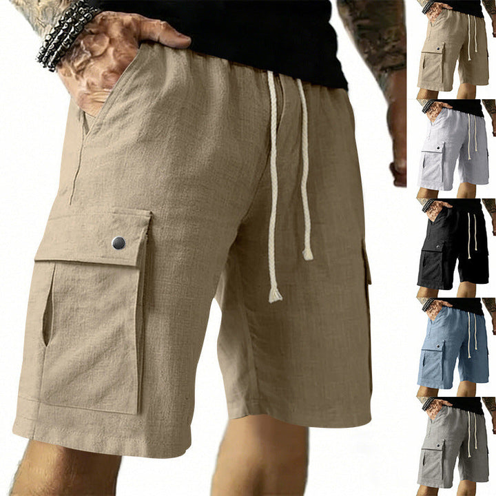 Short cargo léger pour homme