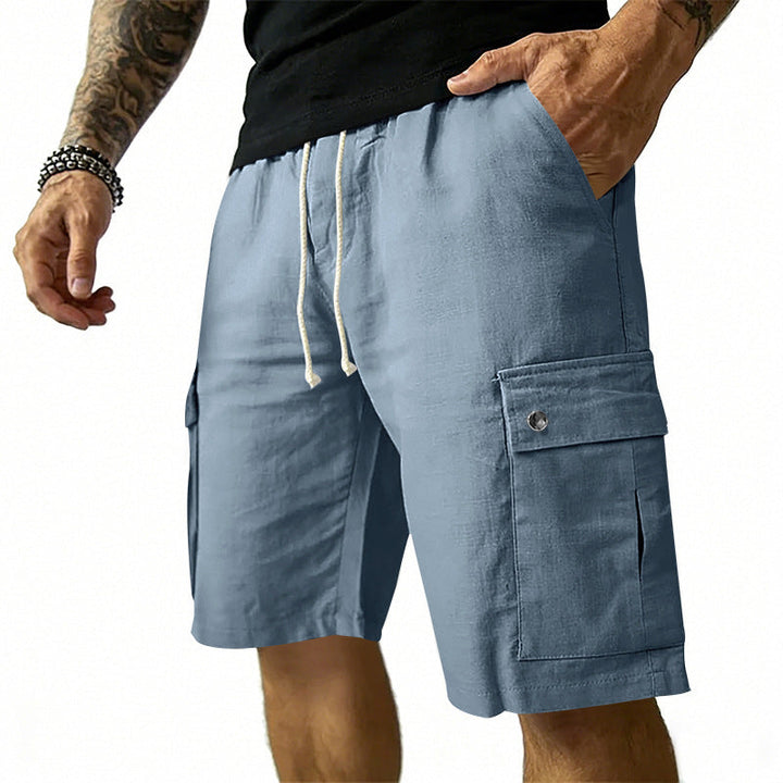 Short cargo léger pour homme