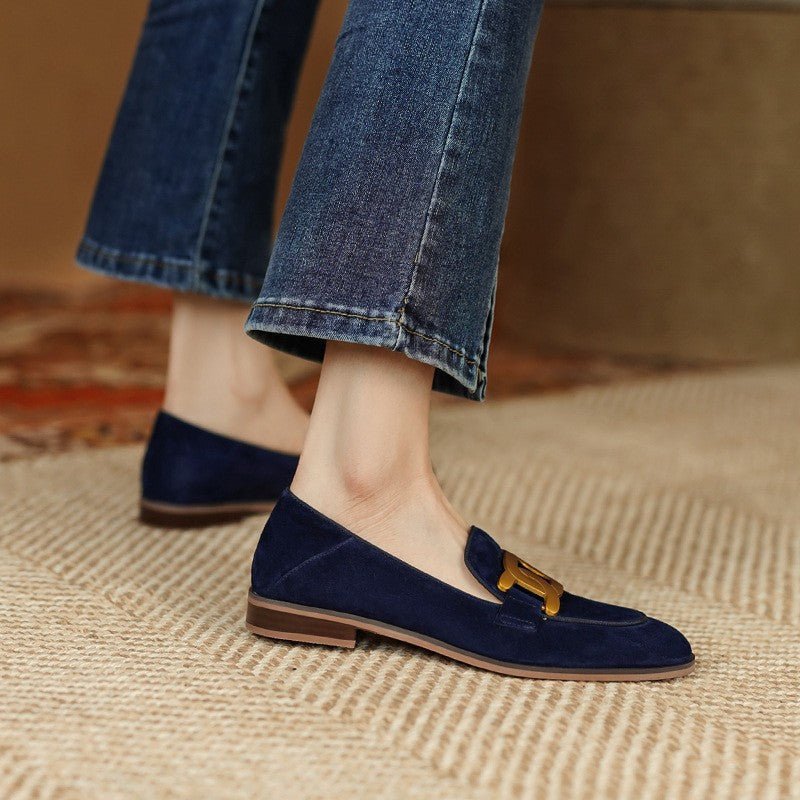 Mocassins en cuir pour femmes
