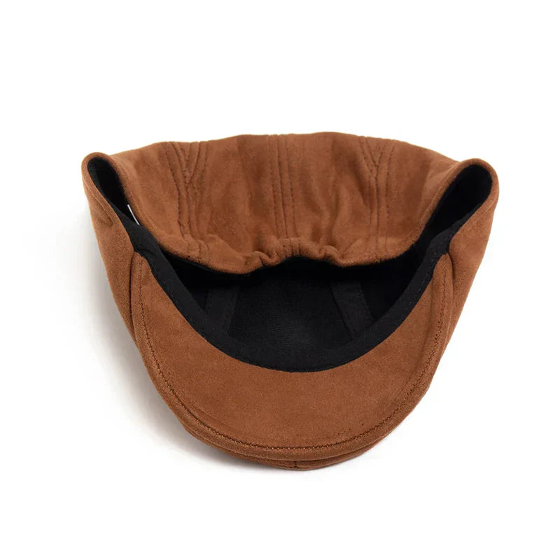 Béret classique en suède