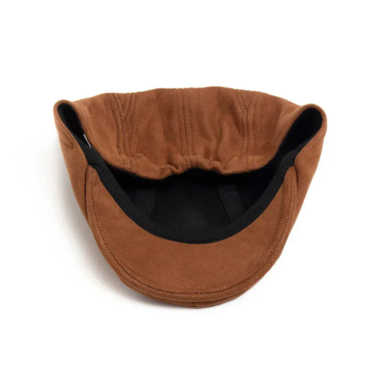 Béret classique en suède