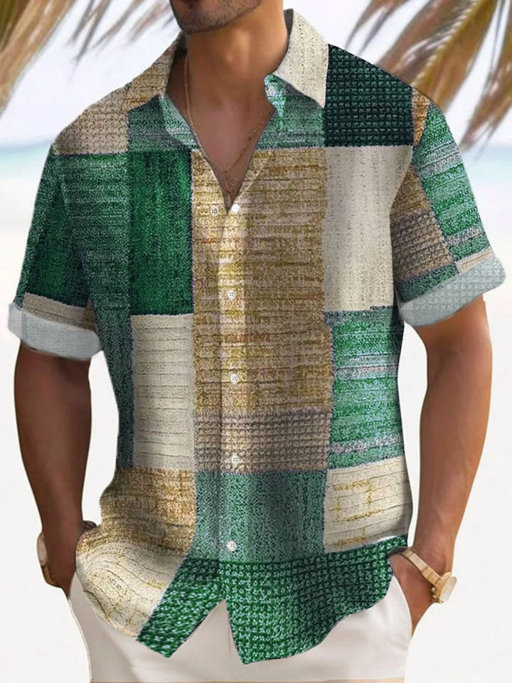 Chemise élégante à manches courtes