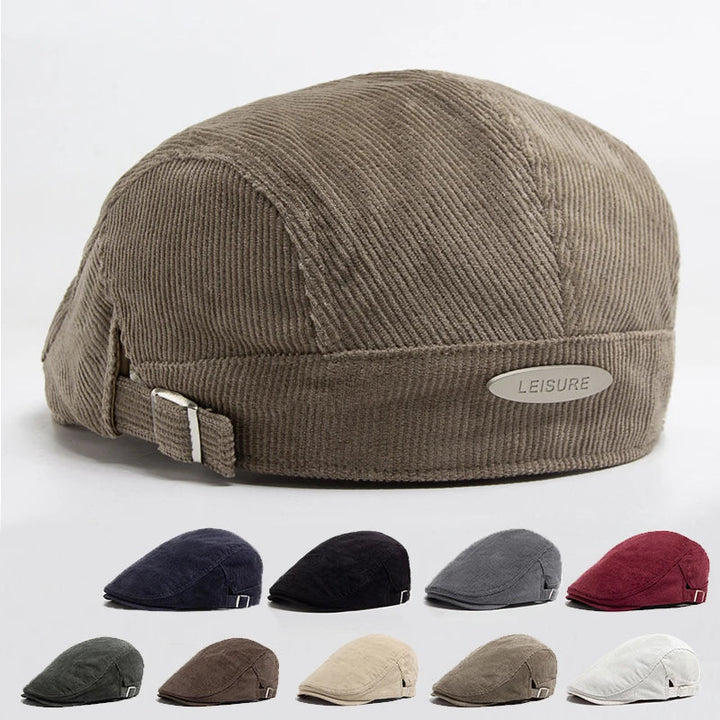 Casquette en velours côtelé pour homme