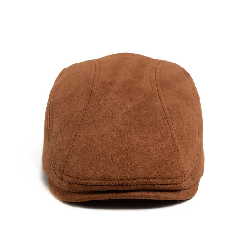 Béret classique en suède