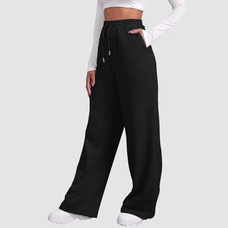Joggers à jambe large et coupe décontractée