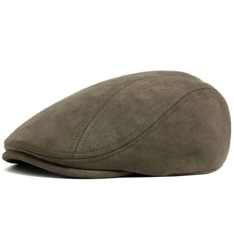 Béret classique en suède