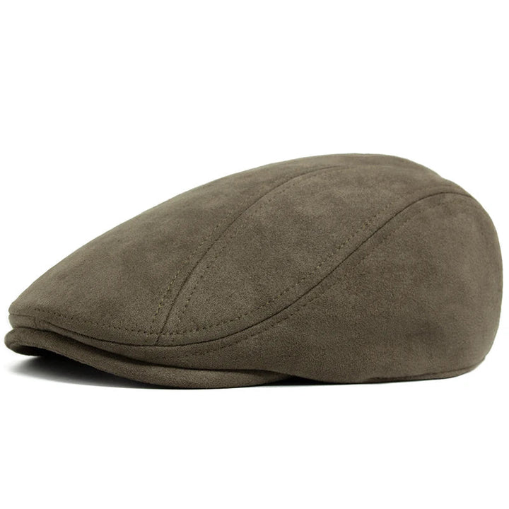 Béret classique en suède