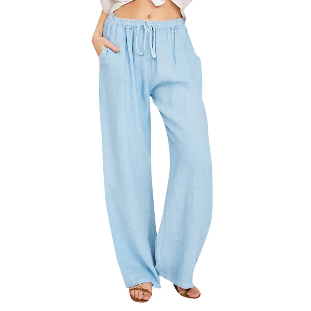 Pantalon confort à jambe large