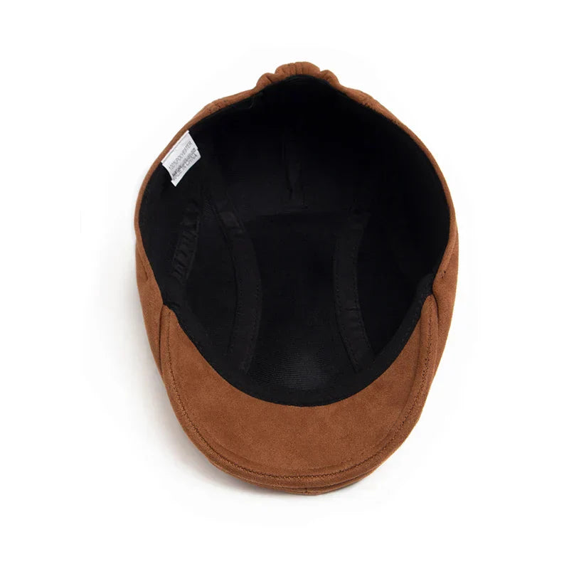 Béret classique en suède