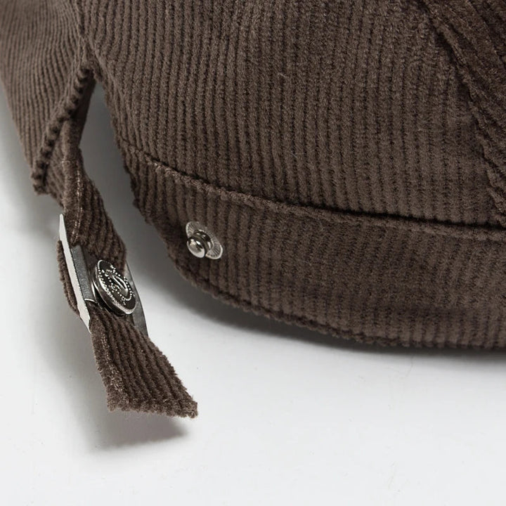 Casquette en velours côtelé pour homme
