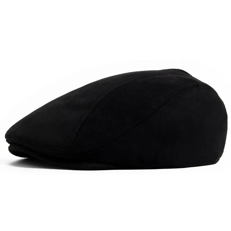 Béret classique en suède