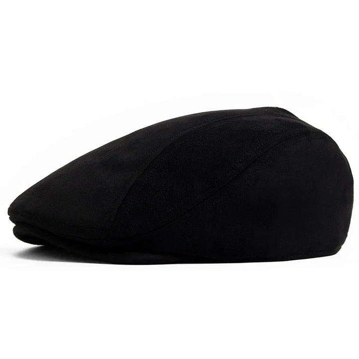 Béret classique en suède
