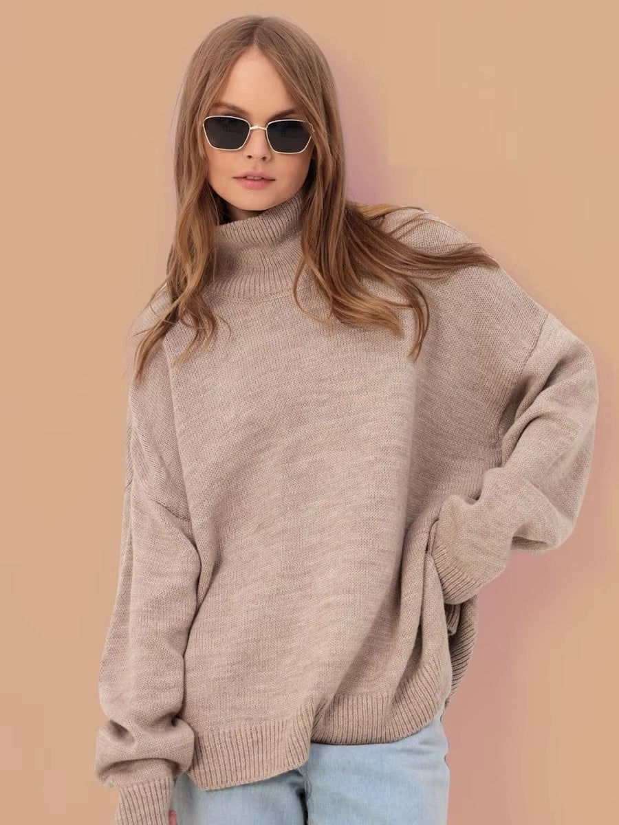 Pull avec fente surdimensionnée