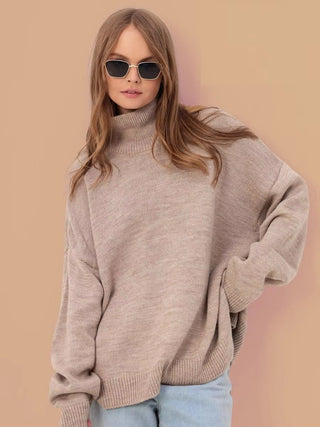 Pull avec fente surdimensionnée