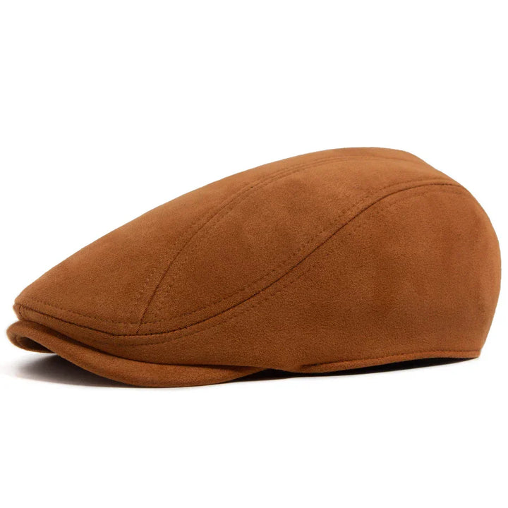 Béret classique en suède