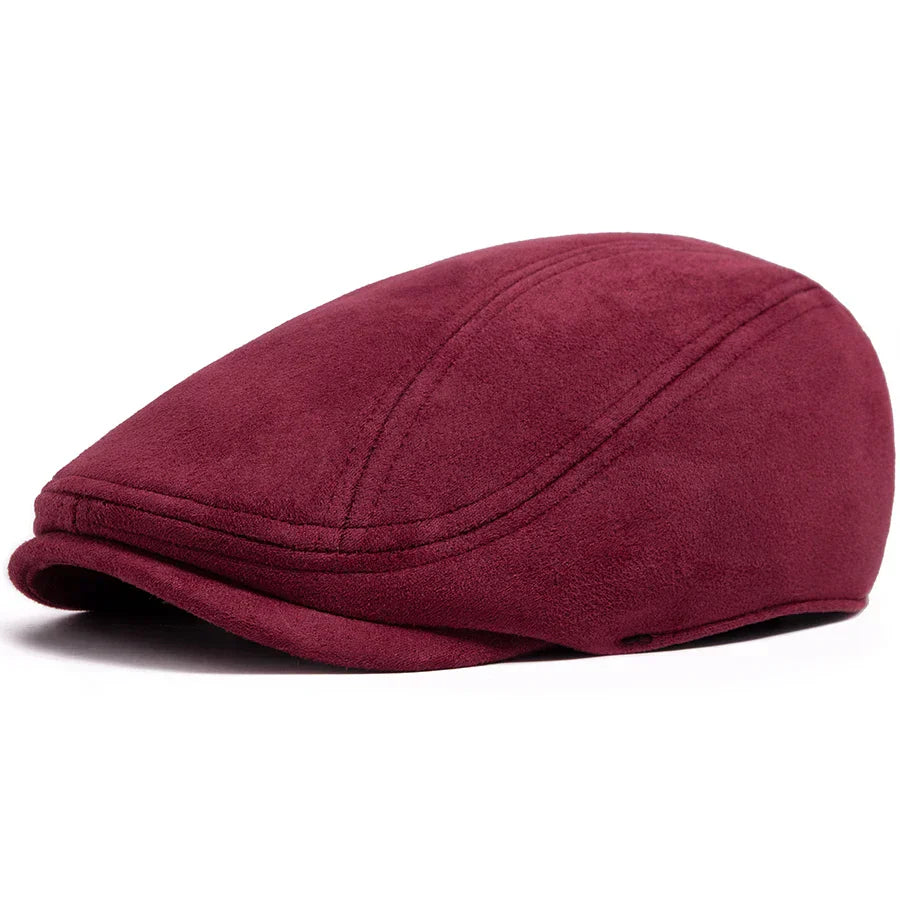 Béret classique en suède