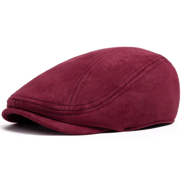 Béret classique en suède