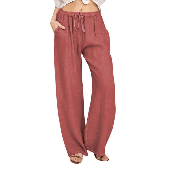 Pantalon confort à jambe large