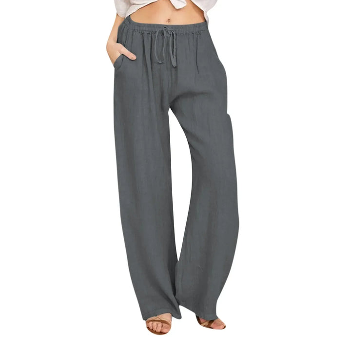 Pantalon confort à jambe large