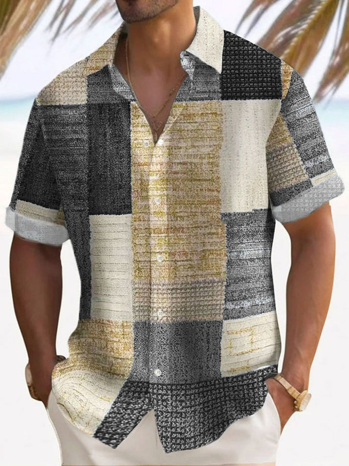 Chemise élégante à manches courtes