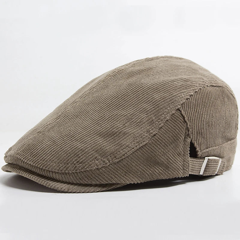 Casquette en velours côtelé pour homme
