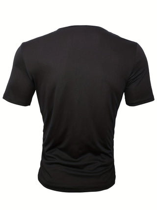 T-shirt élégant à col rond avec imprimé graphique
