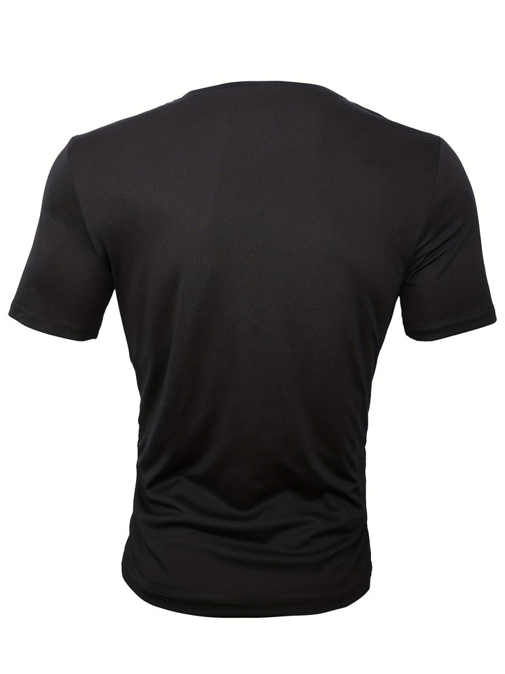 T-shirt élégant à col rond avec imprimé graphique