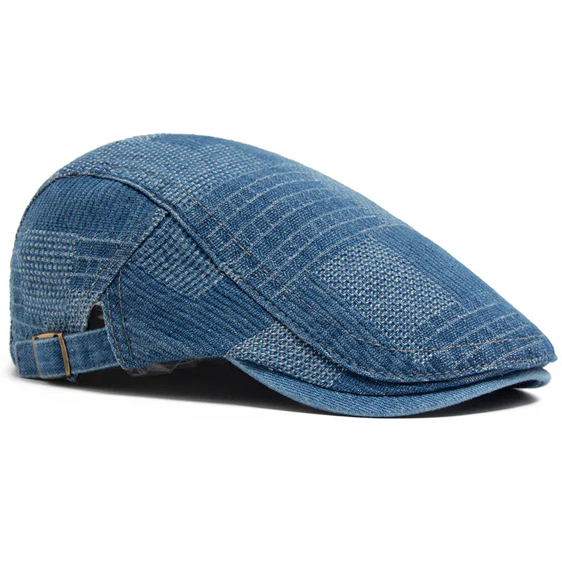 Casquette en denim pour homme