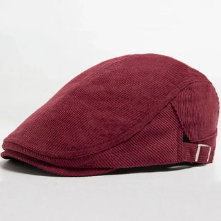 Casquette en velours côtelé