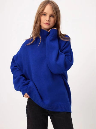 Pull avec fente surdimensionnée