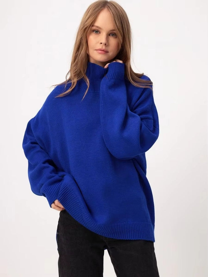 Pull avec fente surdimensionnée