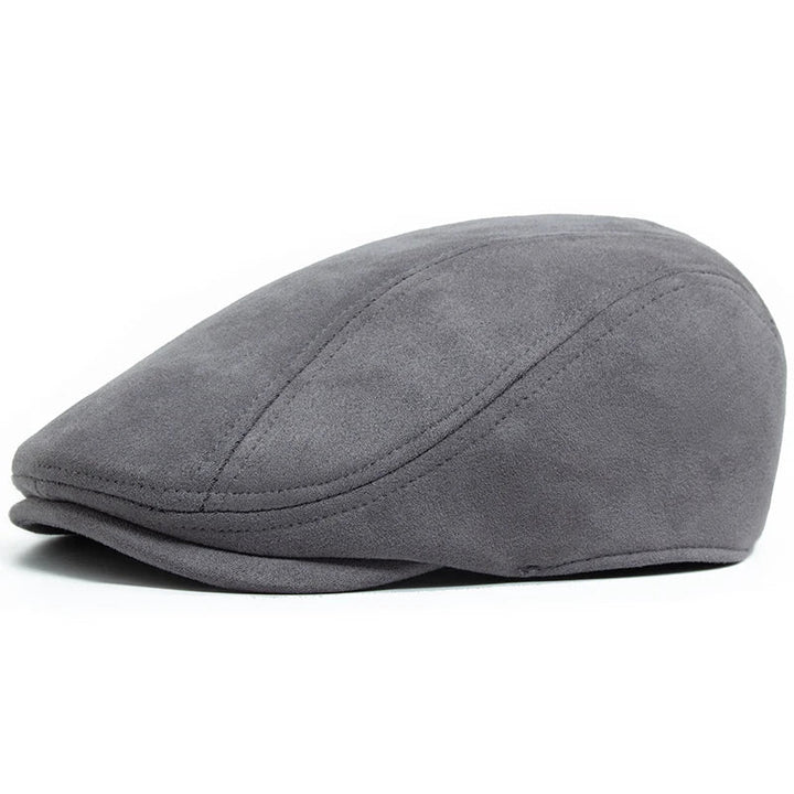 Béret classique en suède