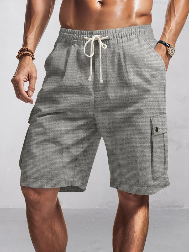 Short cargo en coton essentiel
