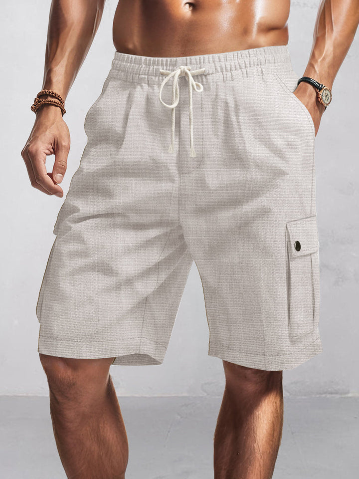 Short cargo en coton essentiel