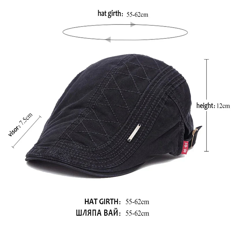 Casquette vintage avec motif animalier