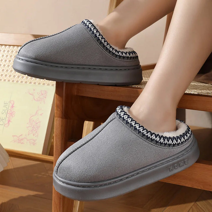 Chaussons à doublure chaude