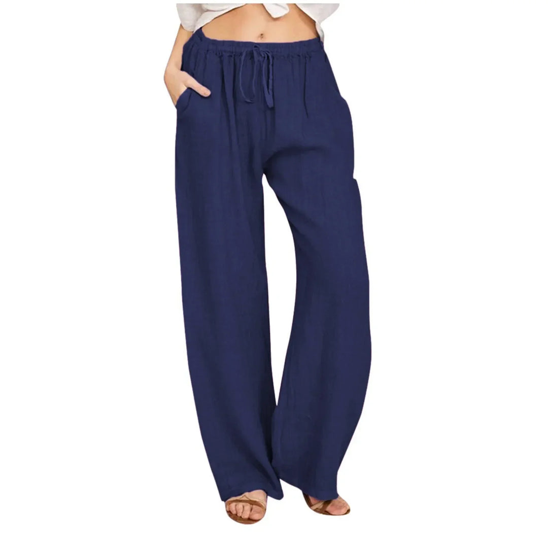 Pantalon confort à jambe large