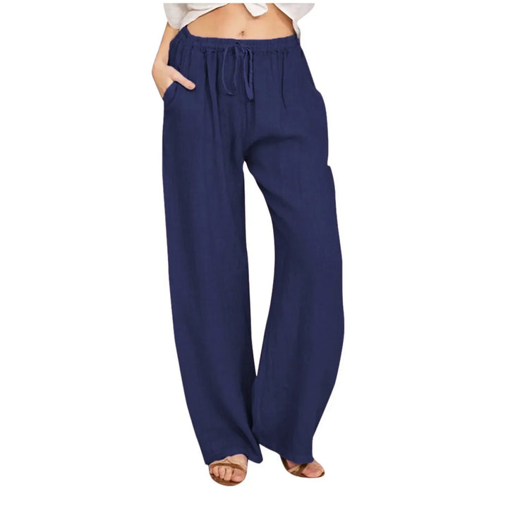 Pantalon confort à jambe large