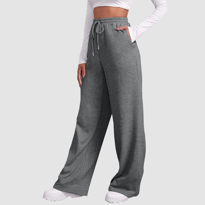 Joggers à jambe large et coupe décontractée
