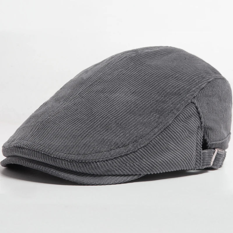 Casquette en velours côtelé pour homme