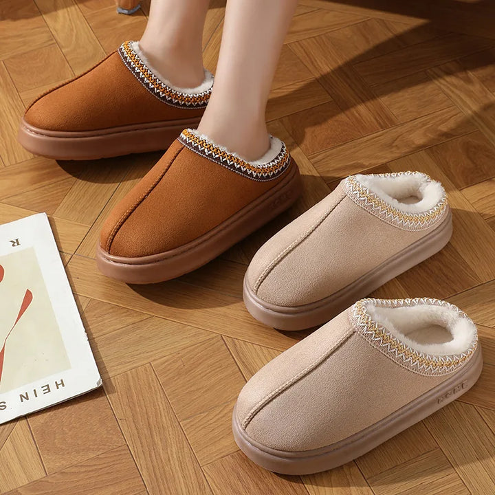 Chaussons à doublure chaude