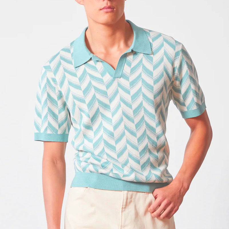 Polo à col V