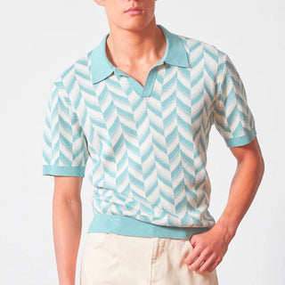Polo à col V