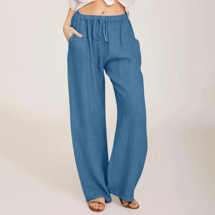 Pantalon confort à jambe large