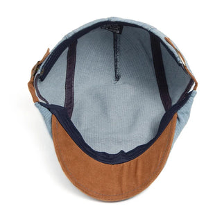 Casquette plate premium en denim – style intemporel et confort quotidien